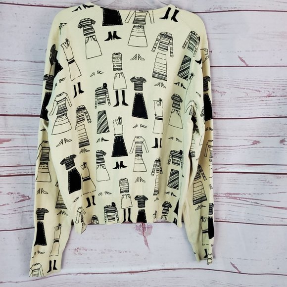 Oliver Perry Silk Blend Button Front Cardigan Sweater Top Blouse XL Fashion - Picture 7 of 7